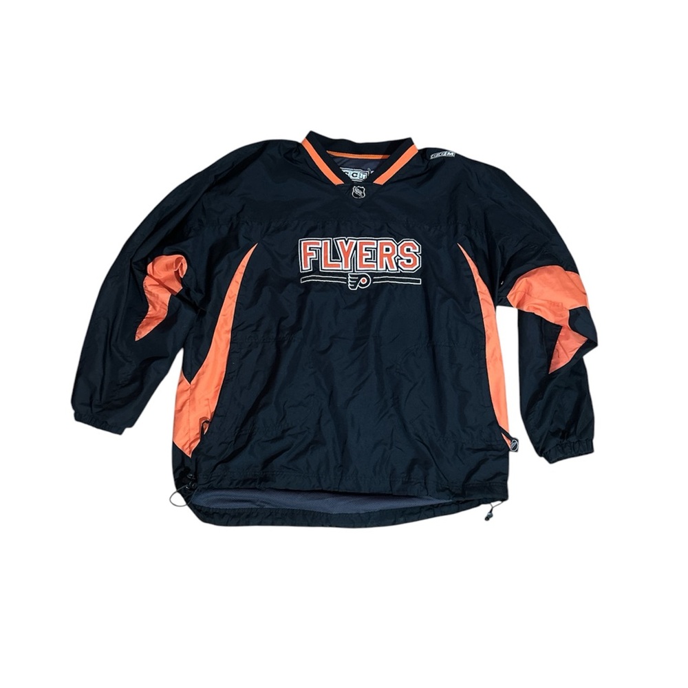 Flyers CCM Orange and Black Windbreaker